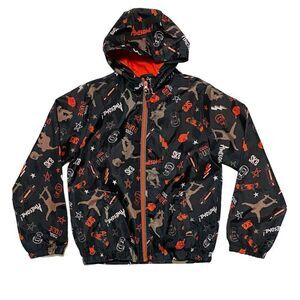 SURVIVAL Gear Skate Print Lined Windbreaker